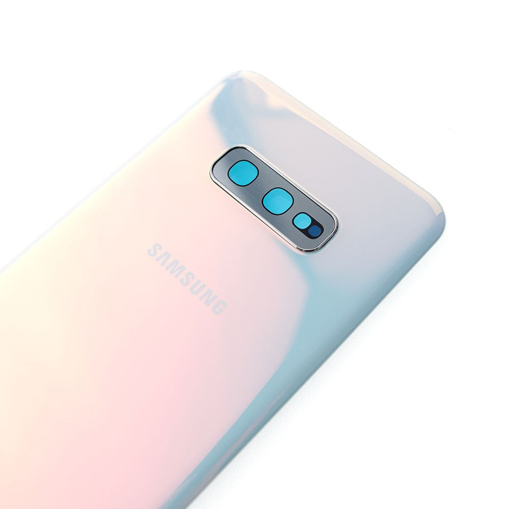 Red Rear Cover Glass For Samsung Galaxy S10 E G970F (Improved Quality)-Prism White Red Rear Cover Glass For Samsung Galaxy S10 E G970F (Improved Quality)-Prism White